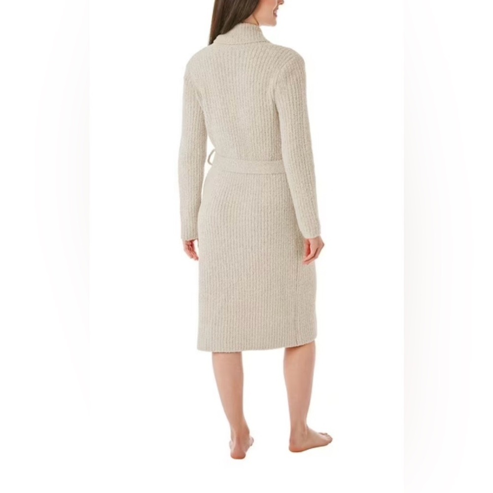 Member's Mark Women's Soft Cozy Knit Shawl Collar Robe or Long Belted Sweater - Picture 3 of 8